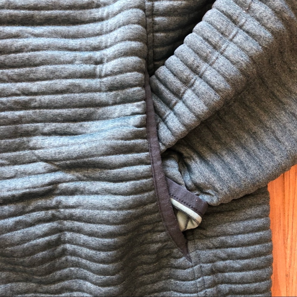 L.L. Bean Blue Quarter-Snap Sweatshirt - Picture 4 of 5